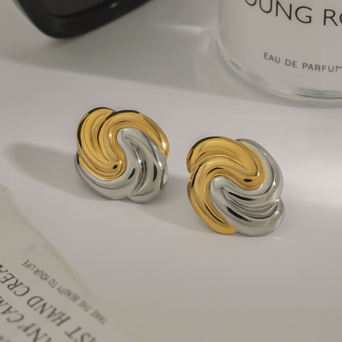 Earrings Design Niche Earrings Hoop Stainless Steel Earrings Titanium Steel Earrings