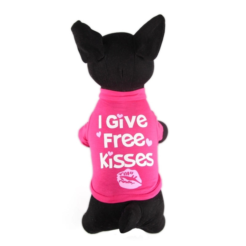 Pet Supplies Pet Clothes Dog Clothing Spring-summer New Type Pet Dog Clothes Vest T-shirt