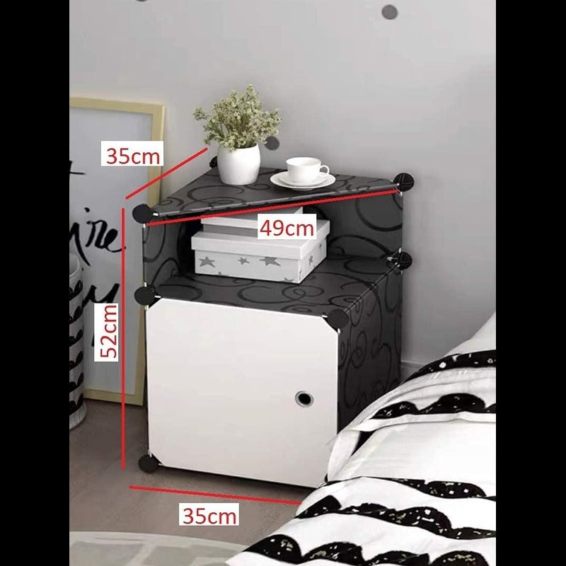 1 Cube Diy Rack. Portable Plastic Square Box Cabinet