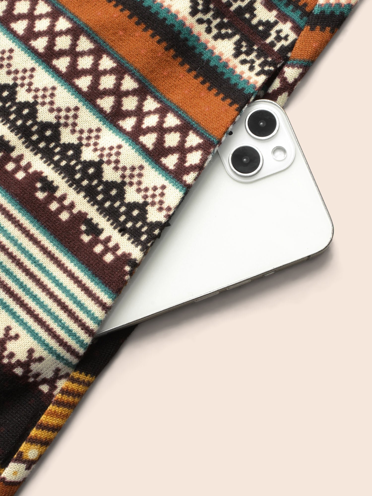 Crew Neck Striped Backless Pocket Dress