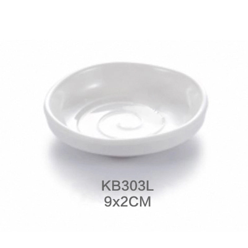Porcelain-Imitation Milamine Shatter-Resistant Round Small Flavor Dish Chinese Sushi Dipping Sauce Dish Dish Dish Dish Dish Dish Dish Dish Dish Dish Dish