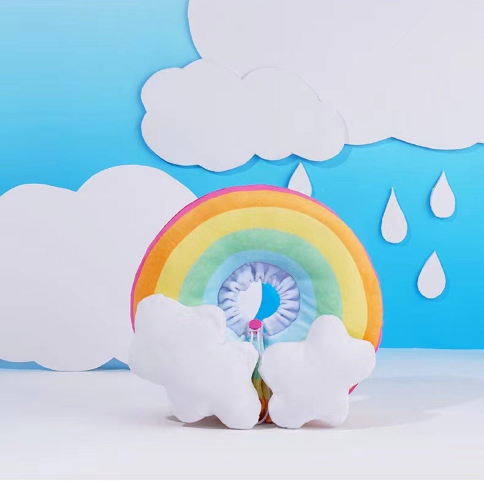 Rainbow E-Collar Elizabeth Collar Zeze