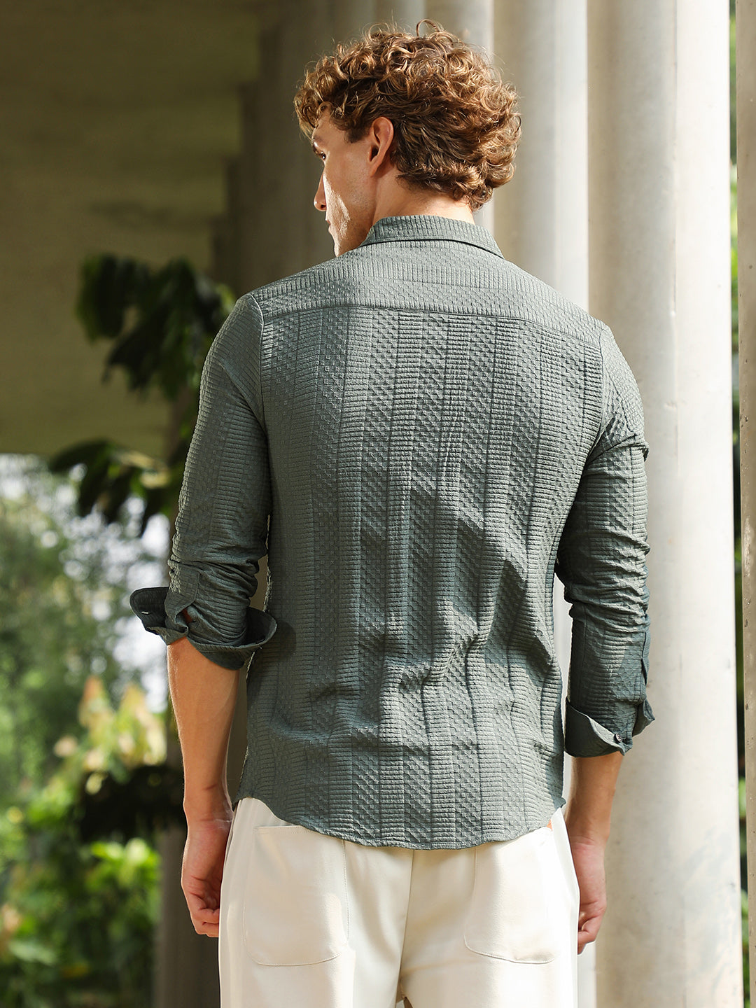 Parallel-Check Tactile Shirt