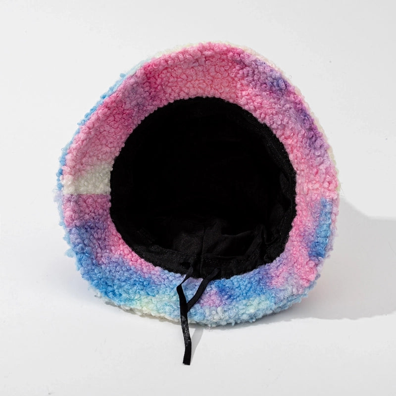 Women's Hip-hop Retro Tie Dye Wide Eaves Bucket Hat