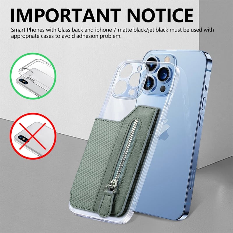 Multifunctional adhesive Phone Wallet Card Holder