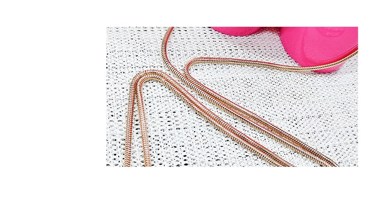 Women's Small Arylic Gradient Color Streetwear Lock Clasp Crossbody Bag