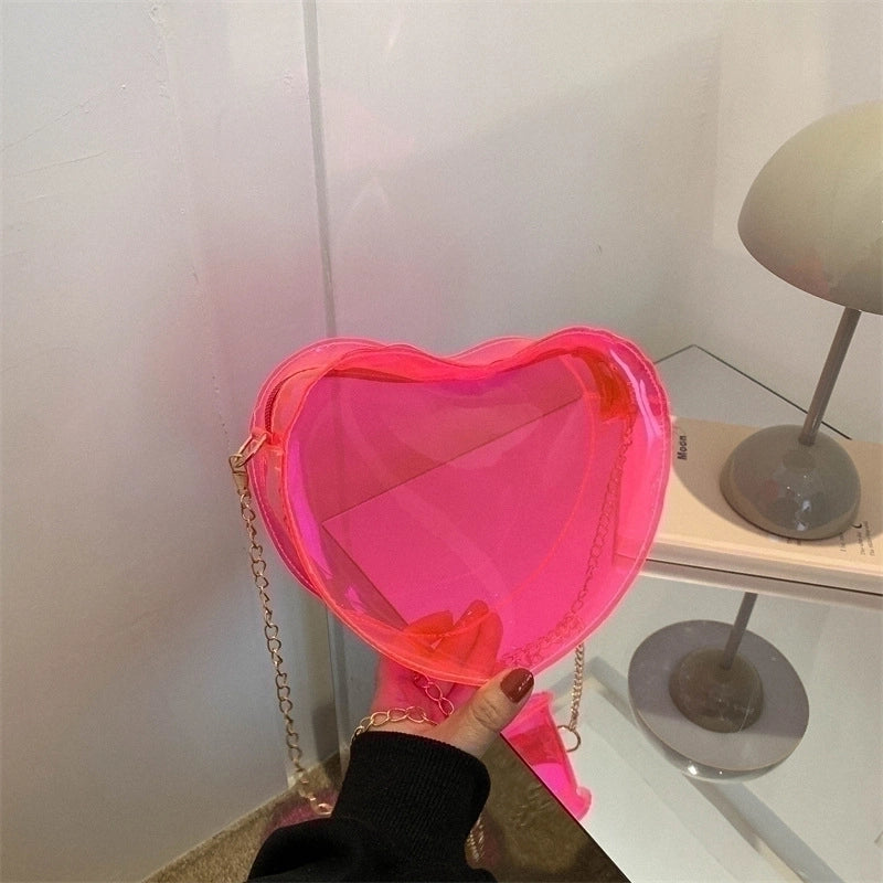 3 Pieces Women'S Small Spring&Summer Pvc Streetwear Shoulder Bag Chain Bag