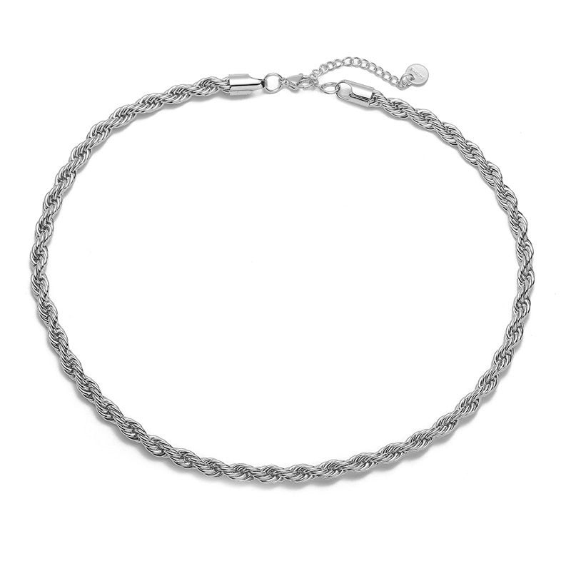 Stainless Steel IG Style Minimalist Plating Solid Color Necklace