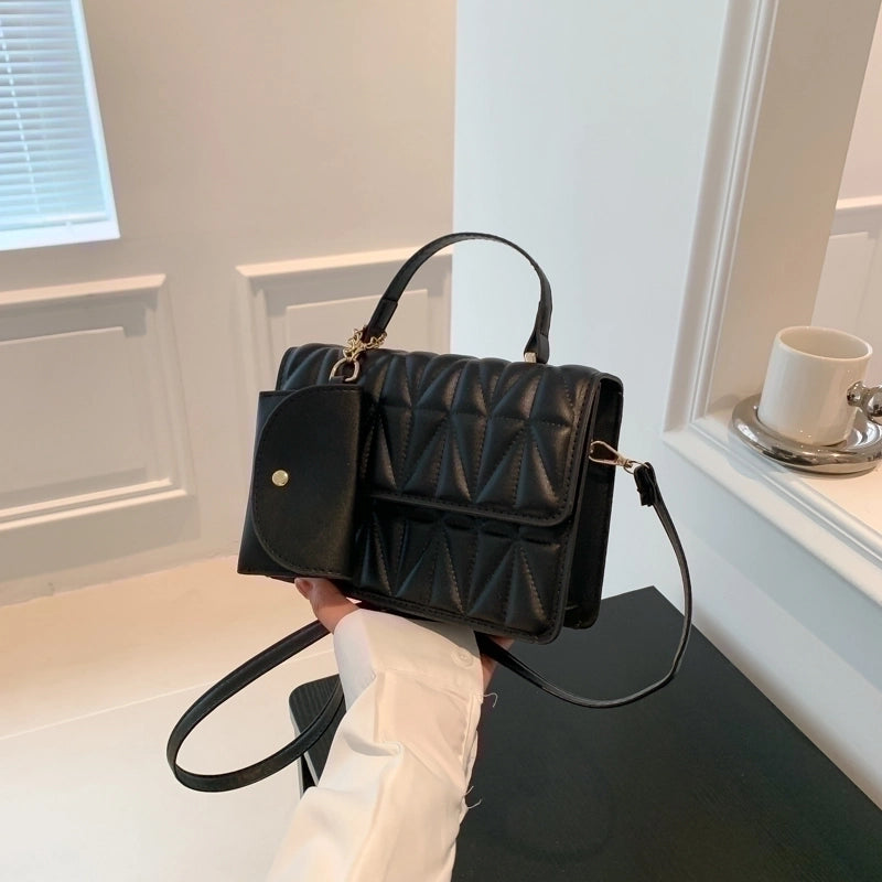 3 Pieces Women'S All Seasons Pu Leather Elegant Handbag