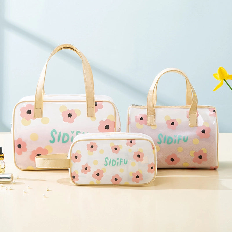Letter Flower Butterfly PVC Storage Bag