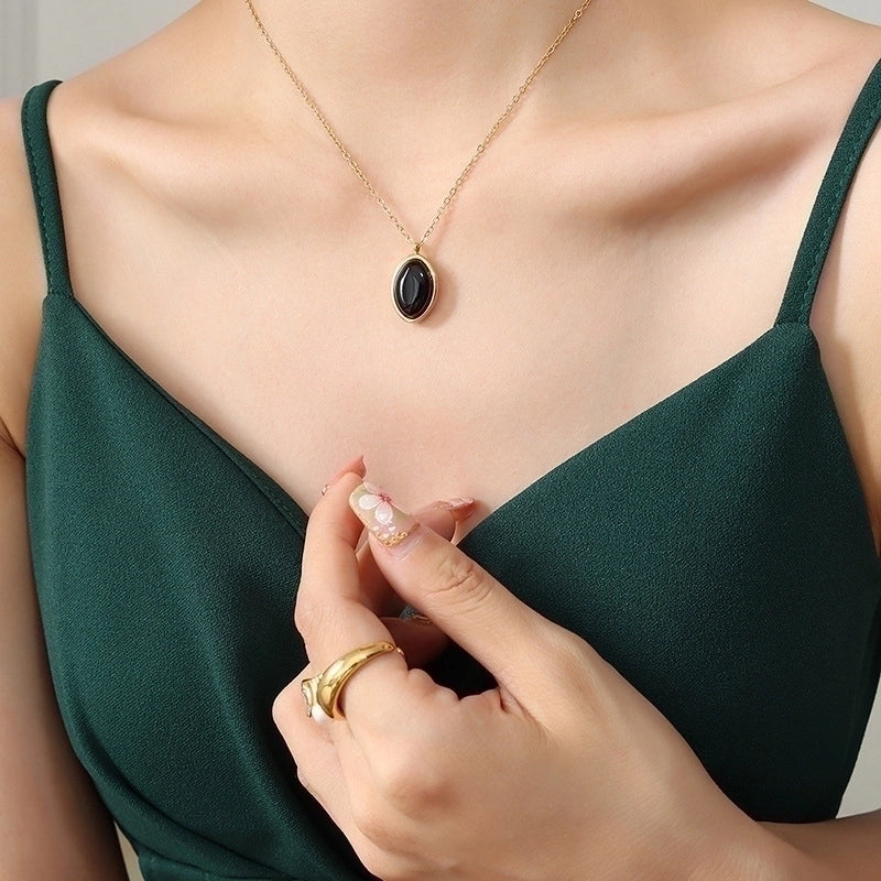 Fashion 304 Stainless Steel 18K Gold Plated Necklace