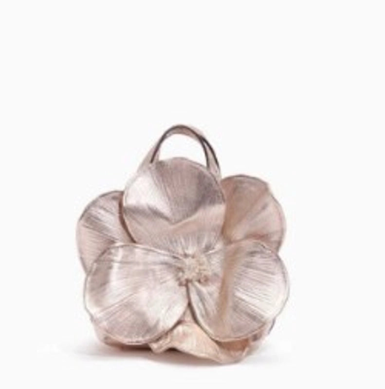 Women's Small Pu Leather Flower Streetwear Open Handbag