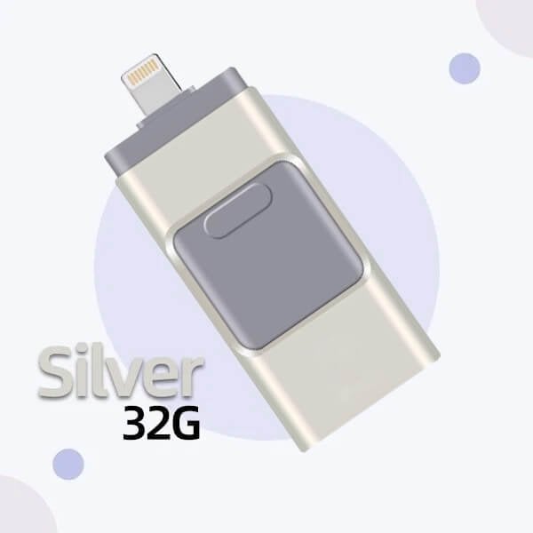 4 In 1 High Speed USB Flash Drive For iPhone. iPad. Android. PC & More Devices