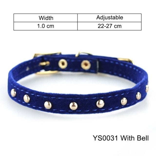 PU Leather Small Cat & Dog Collar