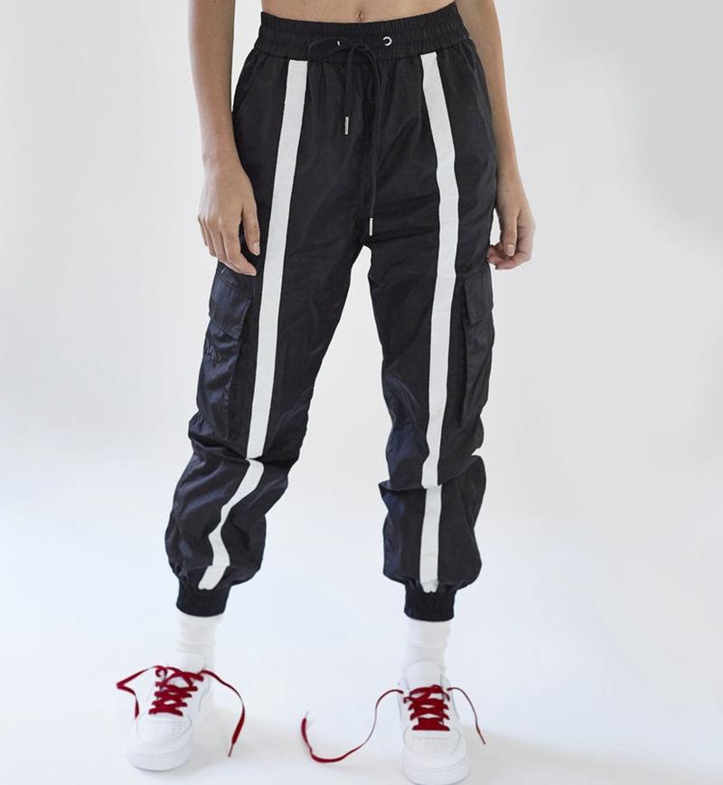 High Waisted Single Stripe Trouser