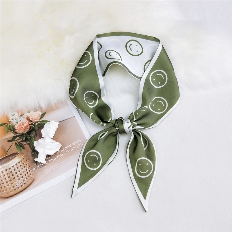Double-sided Sharp-angled Silk Scarf