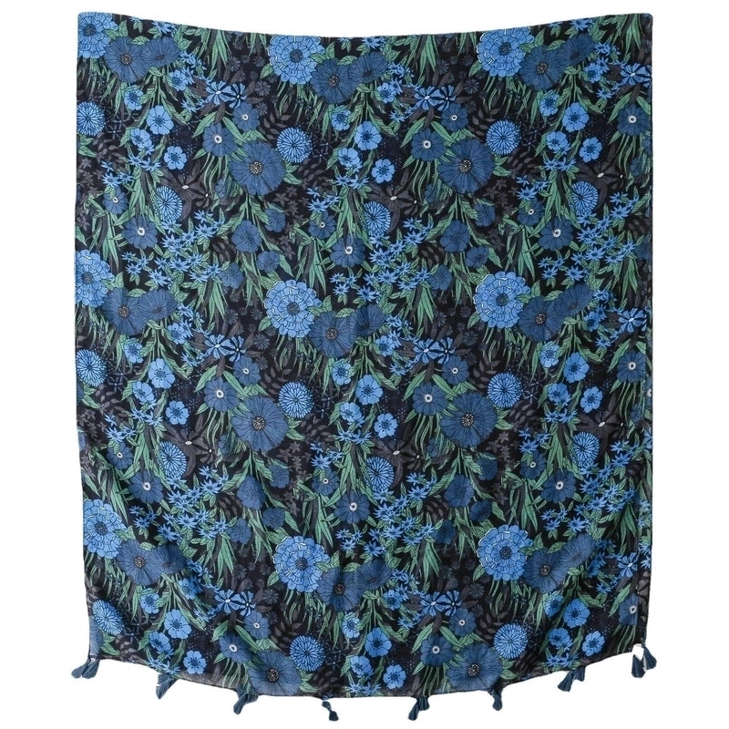 Women's Fashion Color Block Polyester Winter Scarves