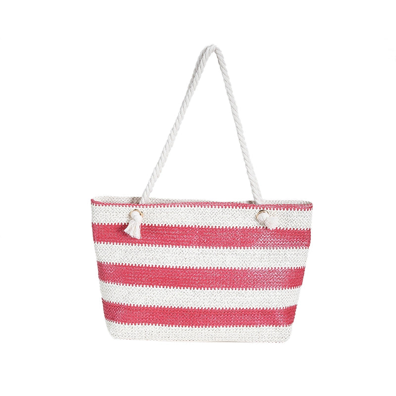 Women's All Seasons Straw Classic Style Shoulder Bag