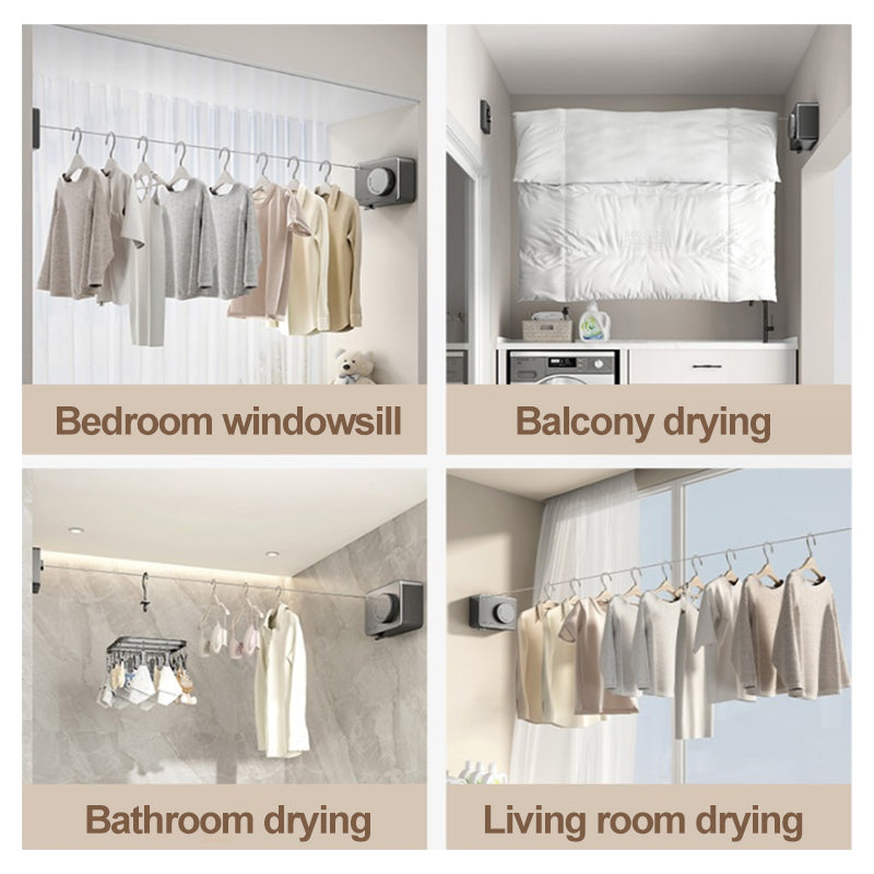 💥Hot Sales - 49% OFF🎉Retractable Indoor Steel Clothesline