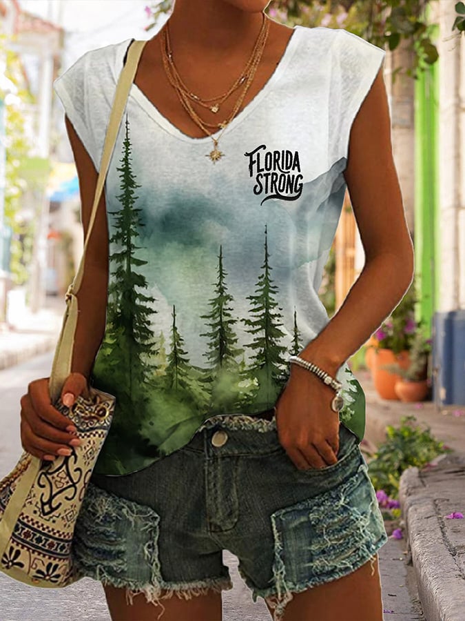 Women's Florida Strong Print Vest