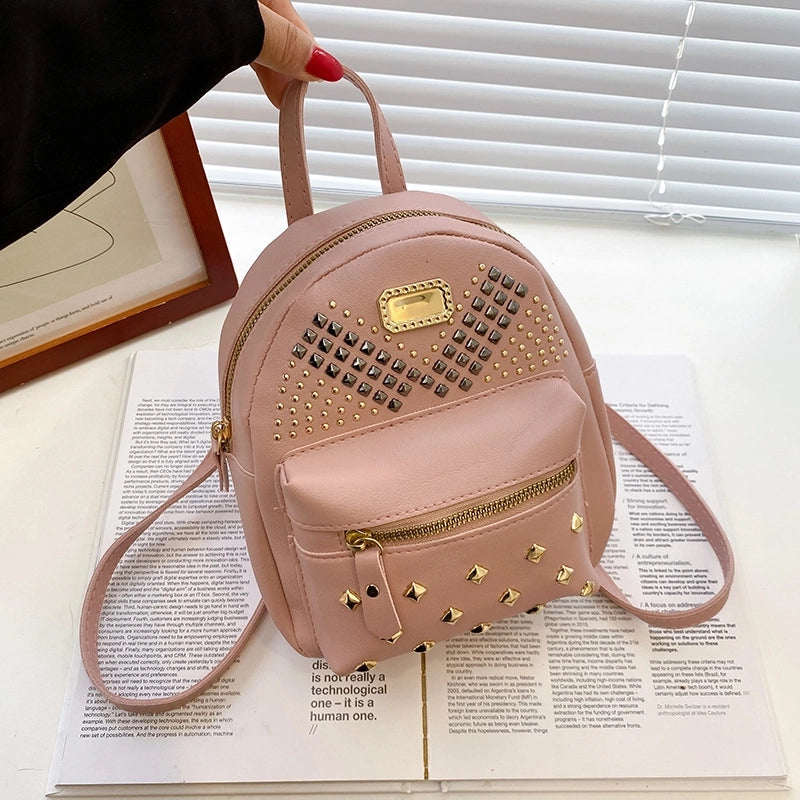Women's Bags New Zipper Bags Fashion Korean Style Small Bags Backpacks