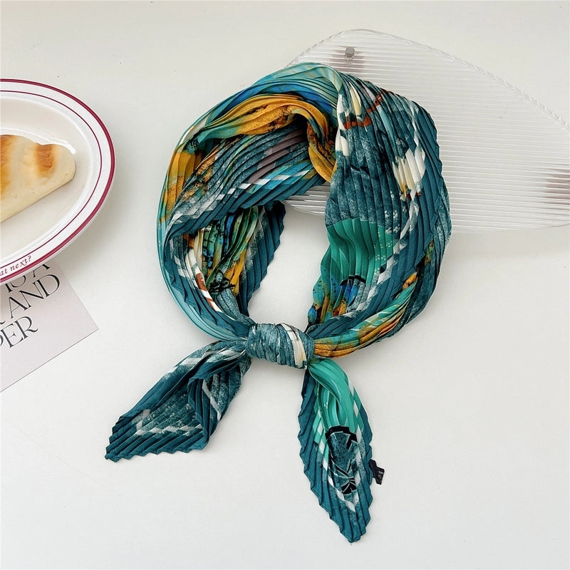 Women's Casual Minimalist Flower Polyester Printing Scarf
