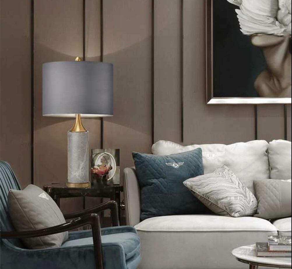 Gwen | Marble Table Lamp with Shade