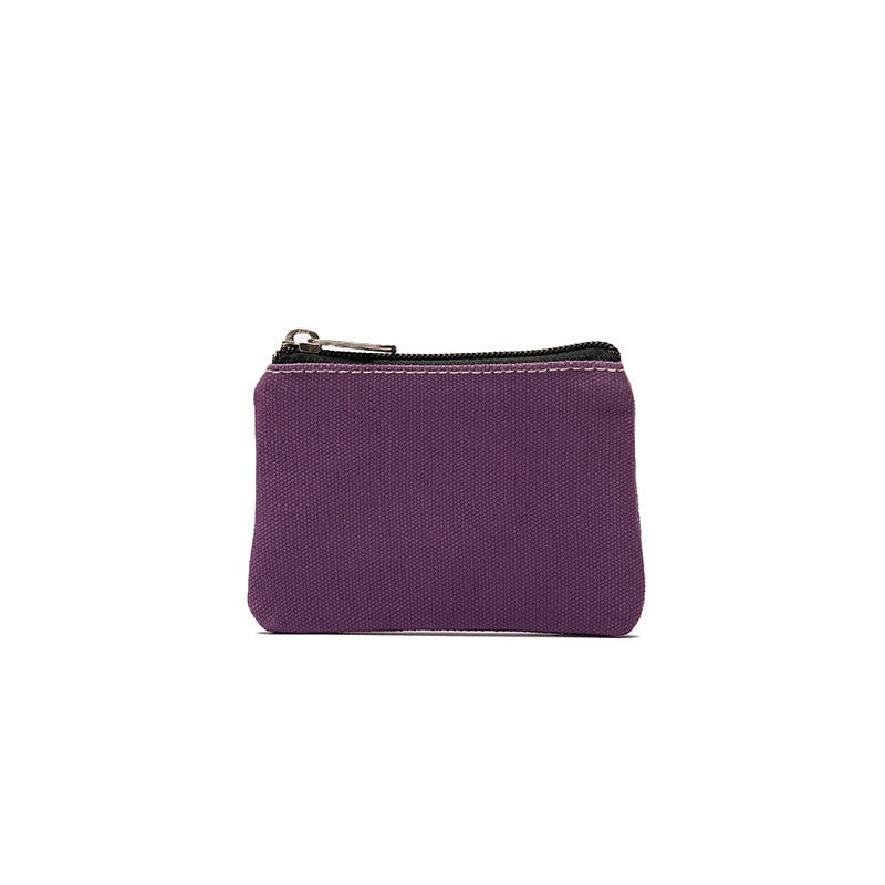 New Cotton Canvas Fashion Men's And Women's Coin Purse Card Holder Simple Fabric Coin Pouch Storage Bag
