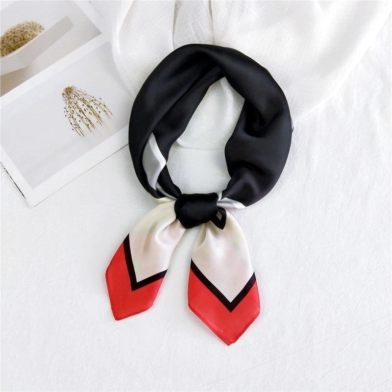 Small Square Scarf Neck Protector Korean Suit Small Scarf