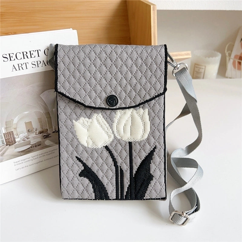Women's Mini Spring&summer Knit Vacation Shoulder Bag