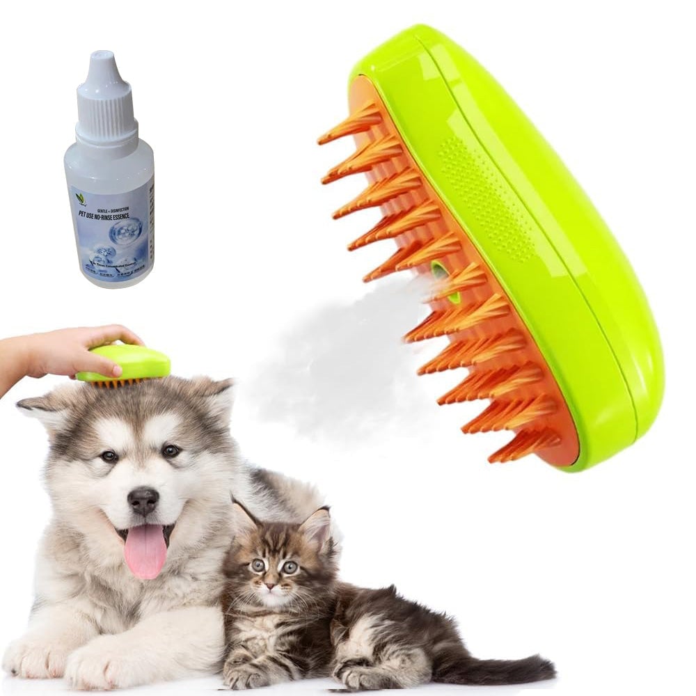 Cozyk™ Patented Exclusive Rechargeable Steam Pet Brush