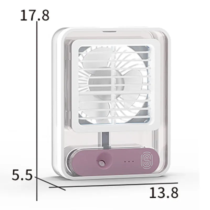 Transparent Spray Light Fan