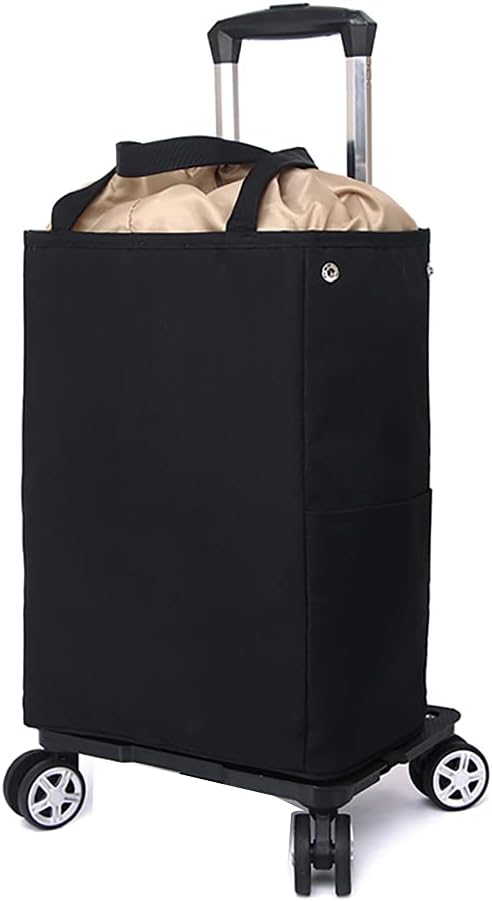 Folding Garden Trolley with Bag. Luggage Cart with Bag