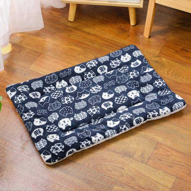 Pet Sleeping Mat Thickened Autumn And Winter Warm Mat Cat Dog Universal Blanket Mat Pet Mat