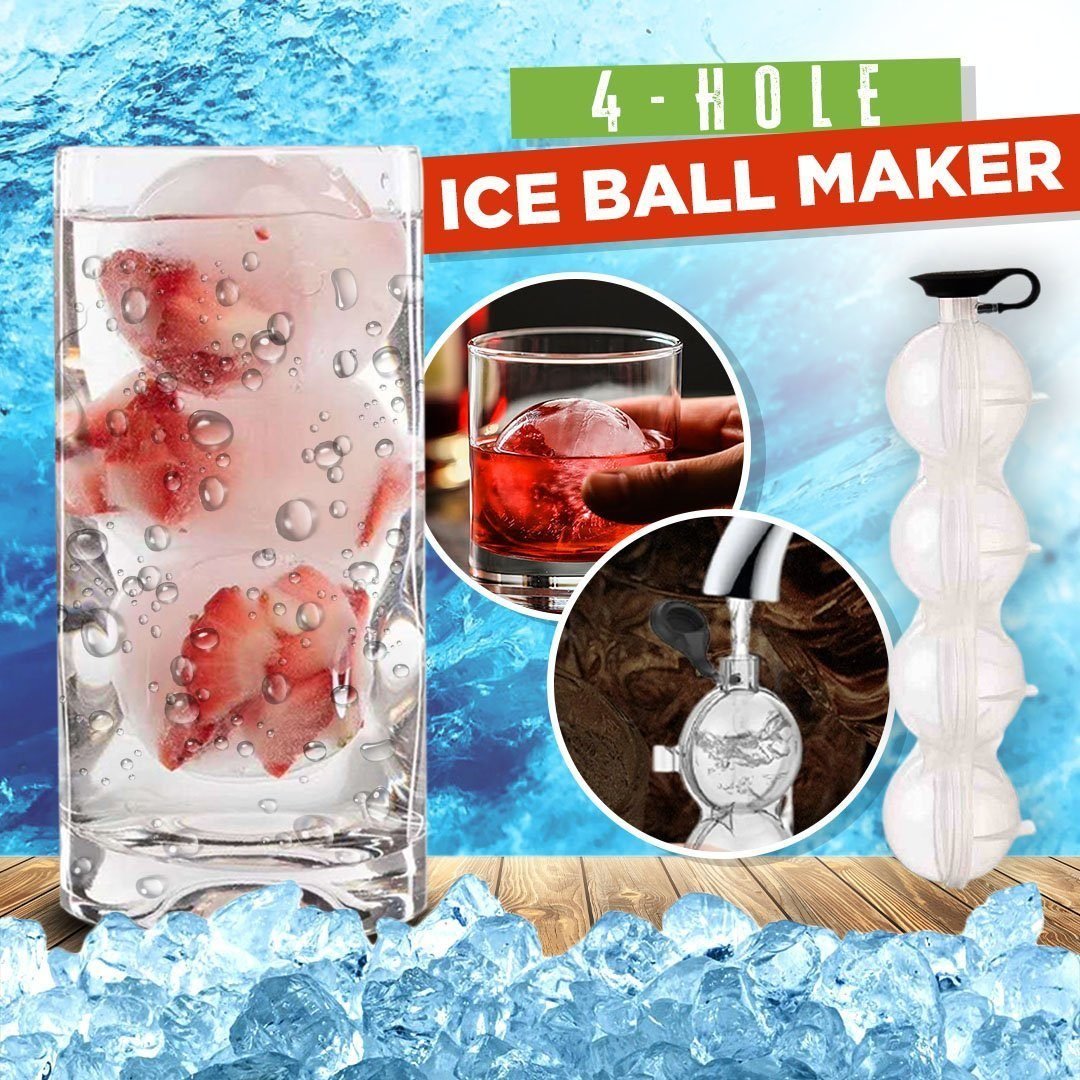 🔥Last Day Promotion - Buy 2 Get 2 Free🔥4-Hole Ice Ball Maker🧊🧊