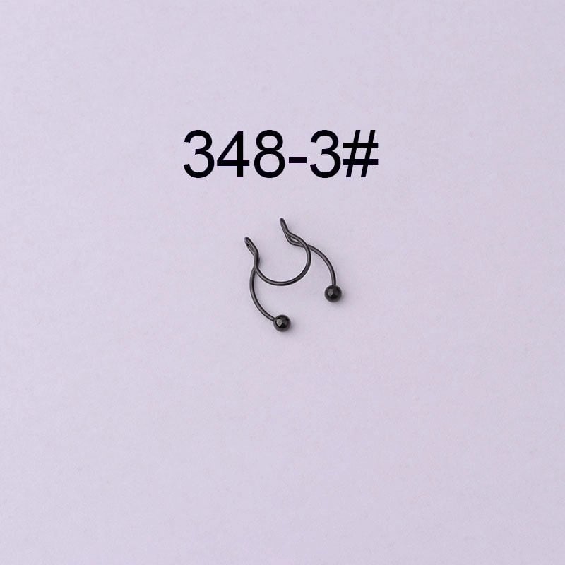 Nose Rings & Studs Geometric 316 Stainless Steel  Plating