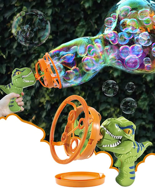 🔥🔥🔥BUY 2 FREE SHIPPING & 5% OFF- Dinosaur Bubble Machine Guns . Large Bubble Big Bubble Wand. Summer Outdoor Toys