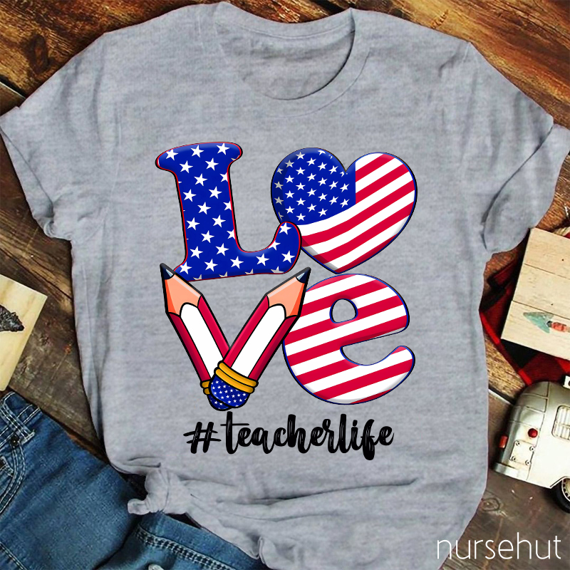 Love Pencil American T-Shirt