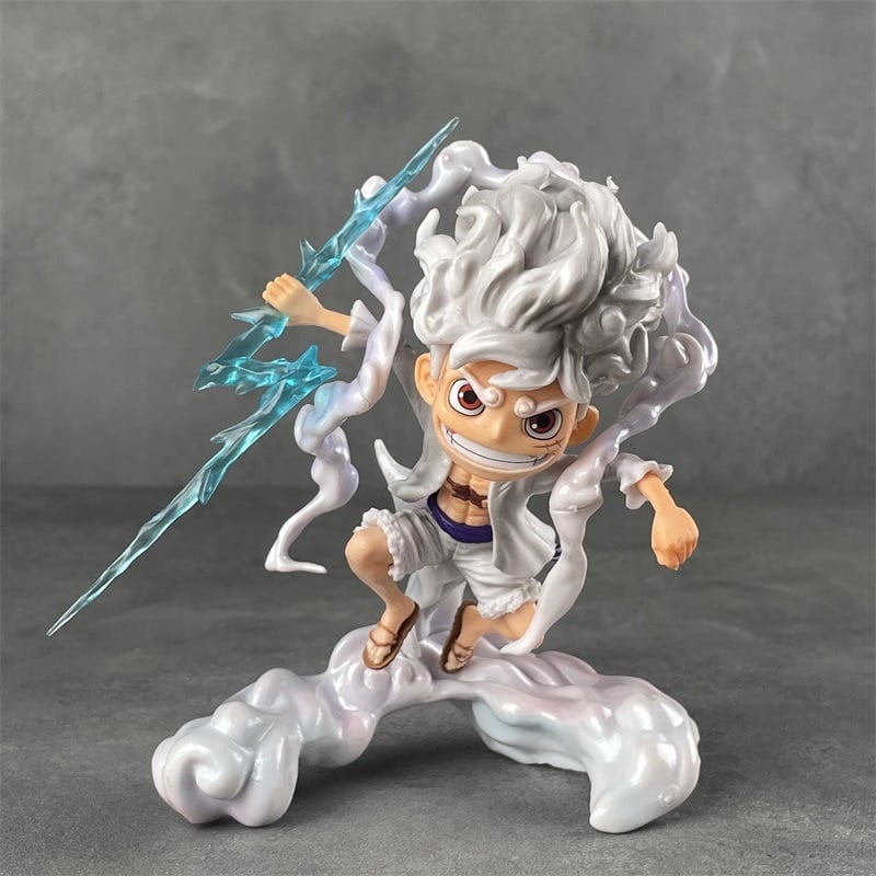 🔥2023-8.6-Luffy Gear 5 Action Figure Nika Statu