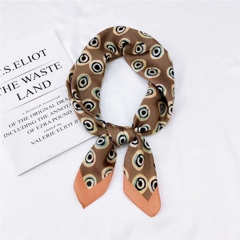 Small Square Scarf Small Scarf Spring And Summer Summer  Small Scarf Turban Professional Scarf Decorative Hair Band