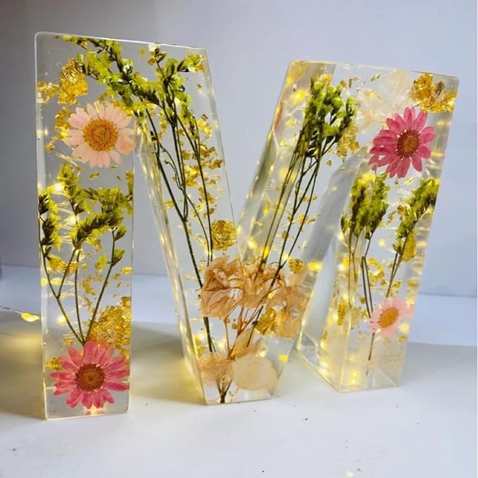 🌸Floral Resin Night Light