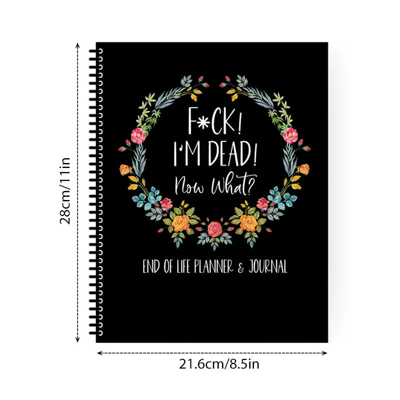 🎃 HalloweenGift: Sh*t. I'm Dead! End of Life Planner - The Ultimate Spooky Gift! 💀👻