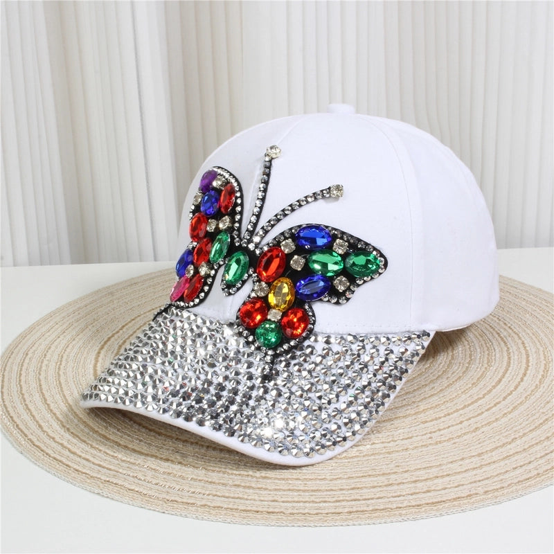 Unisex Streetwear Letter Usa Flower Curved Eaves Baseball Cap