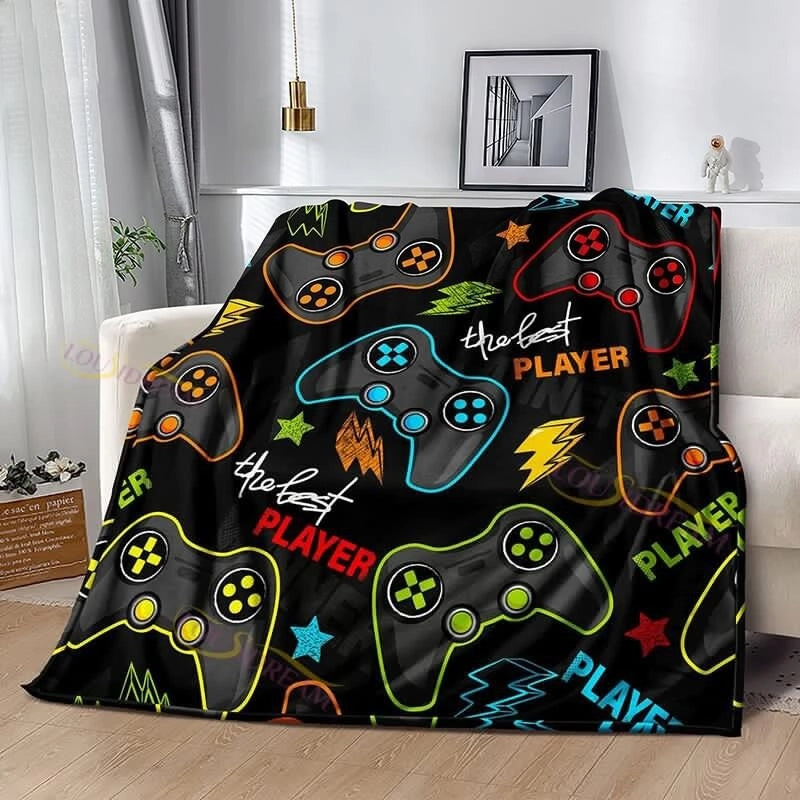 Vacation Cartoon Polyester Blanket