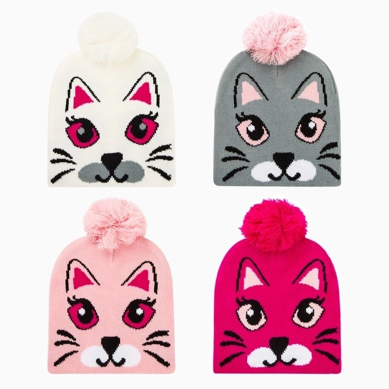 Children Unisex Cartoon Style Cute Animal Wool Cap