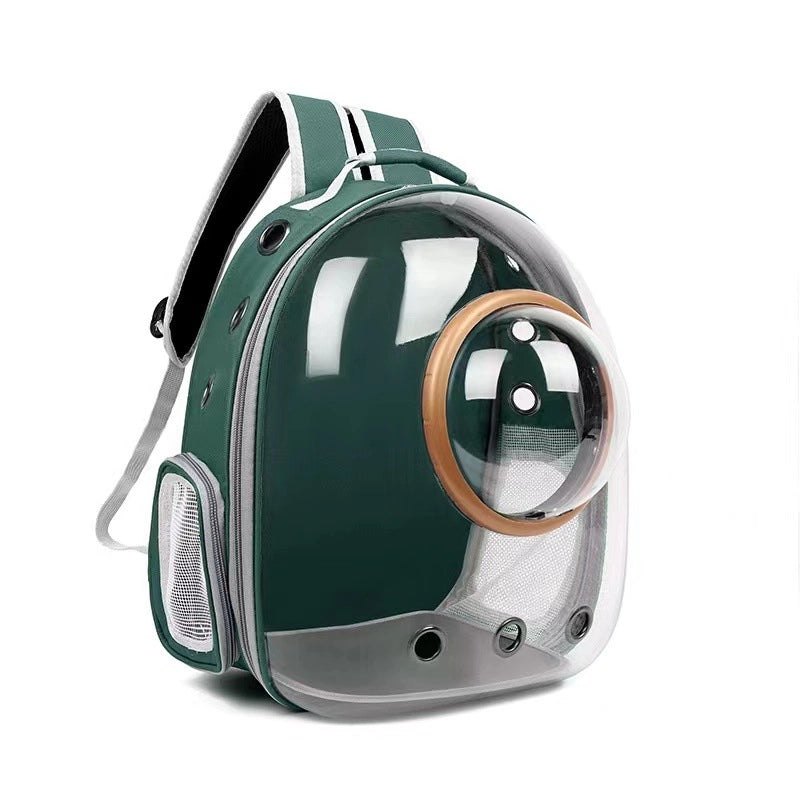 Minimalist PVC Oxford Cloth Solid Color Pets Backpack