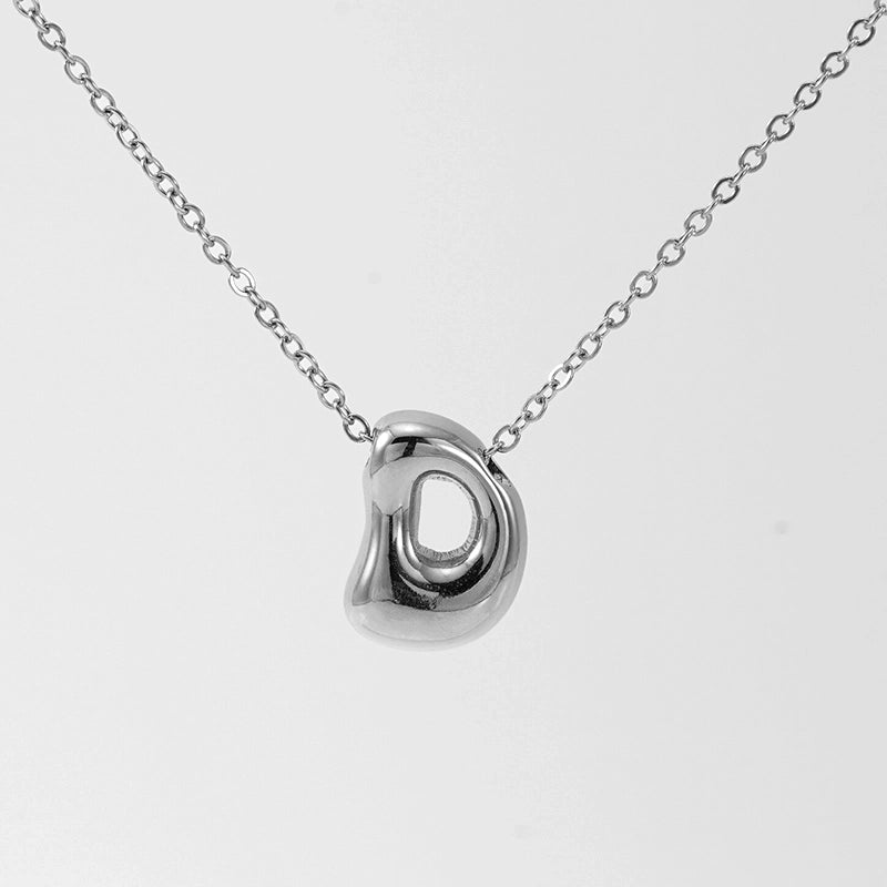 Basic Classic Style Letter 304 Stainless Steel 18K Gold Plated Plating Pendant Necklace