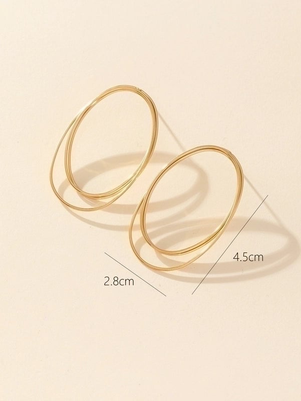 2 Pieces Elegant Lady Round Flower Snake Plating 316 Stainless Steel  Titanium Steel 18K Gold Plated Drop Earrings