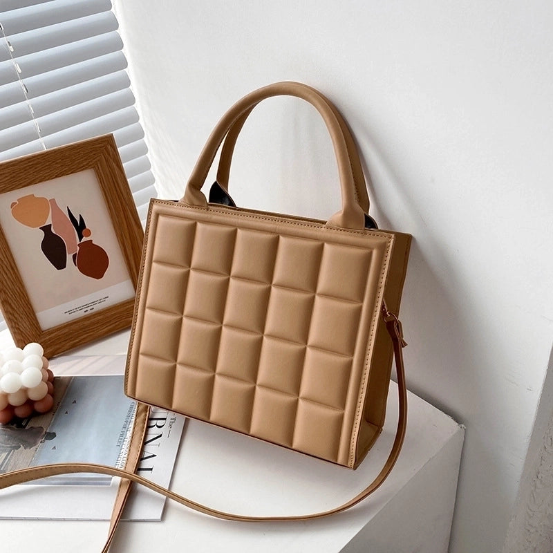Small Pu Leather  Retro Square Bag