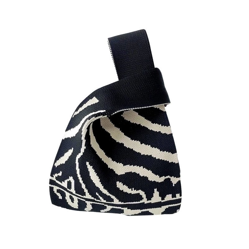 Women's Medium Polyester Zebra Classic Style Open Handbag